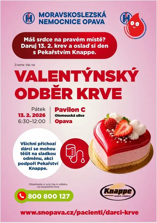 Valentýnský odběr krve